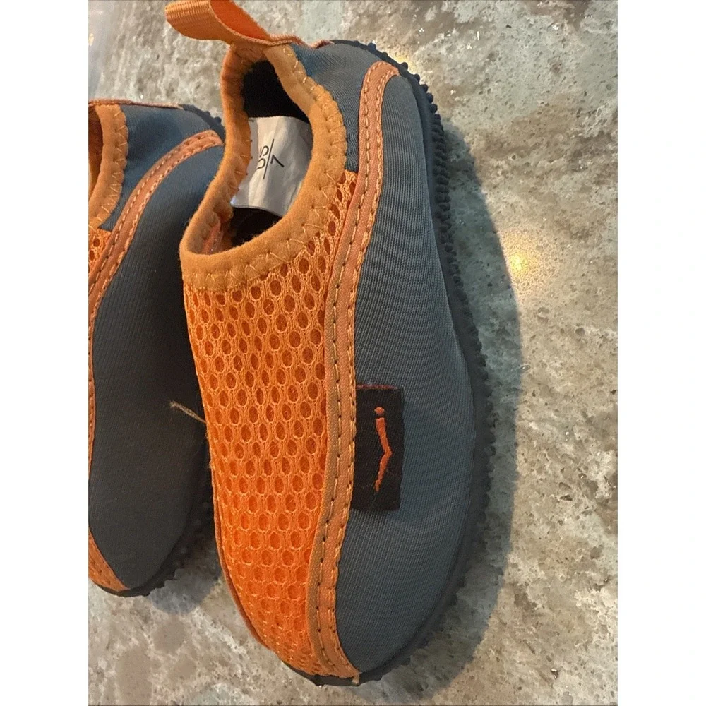 Wave Runner Sports Toddler Size 7 Water‎ Shoes Orange Gray
